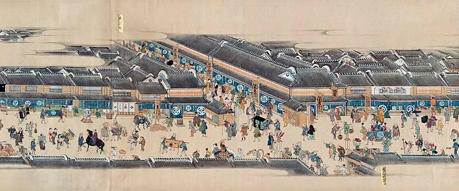 『熈代勝覧』江戸の町がいきいきと描かれた絵巻物